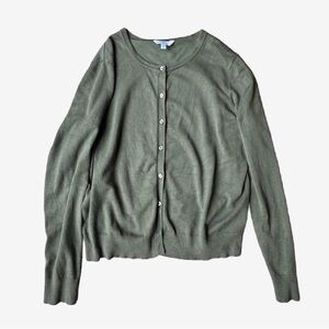Olive Green Cardigan